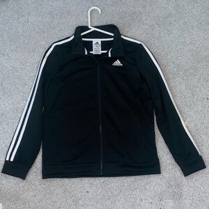 adidas black zip up